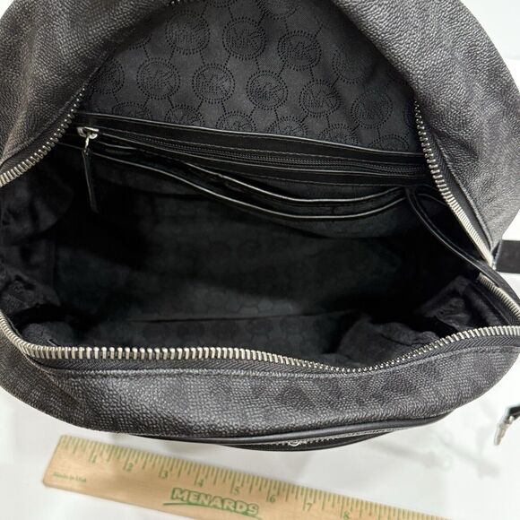Michael Kors Black Logo Women Travel School Backpack Shoulder Diaper Bag MK main image 6